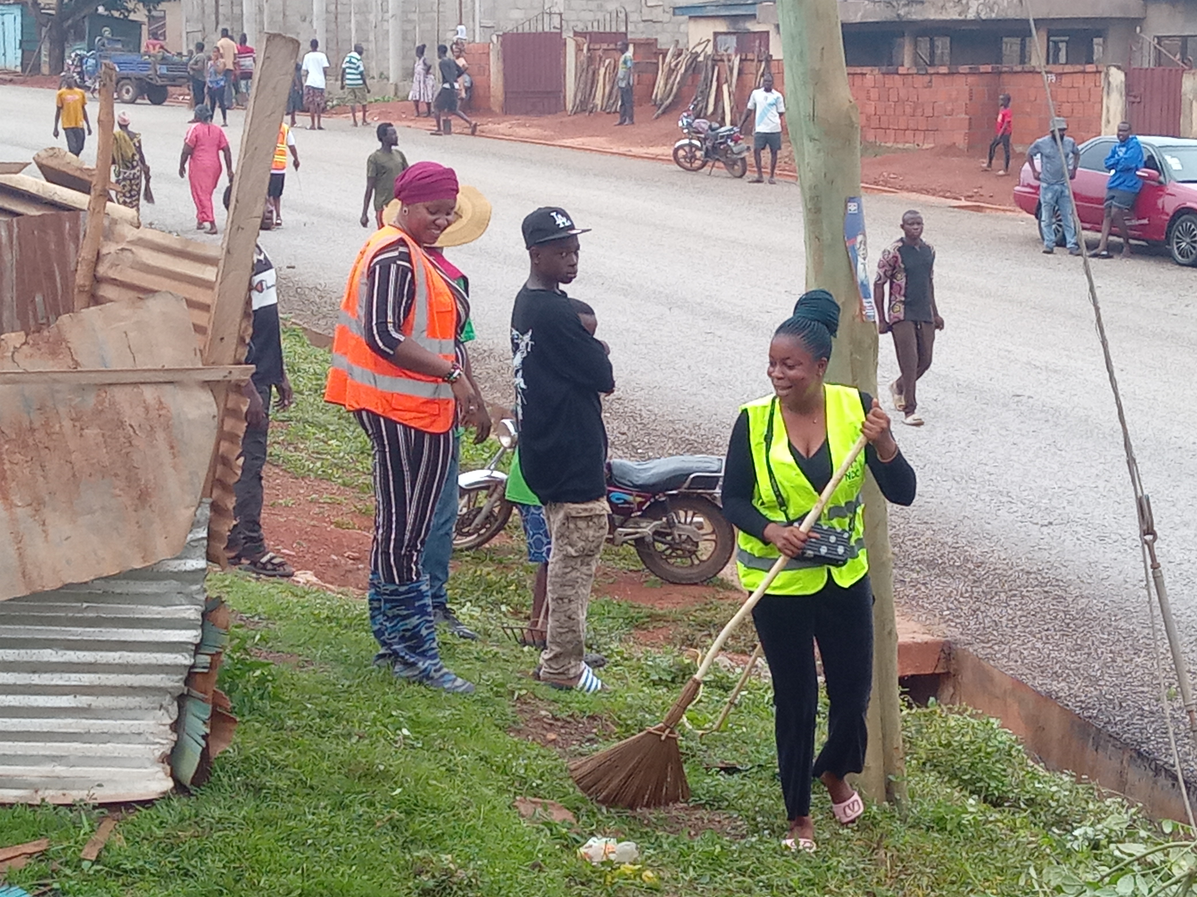 Clean up exercise at Japekrom